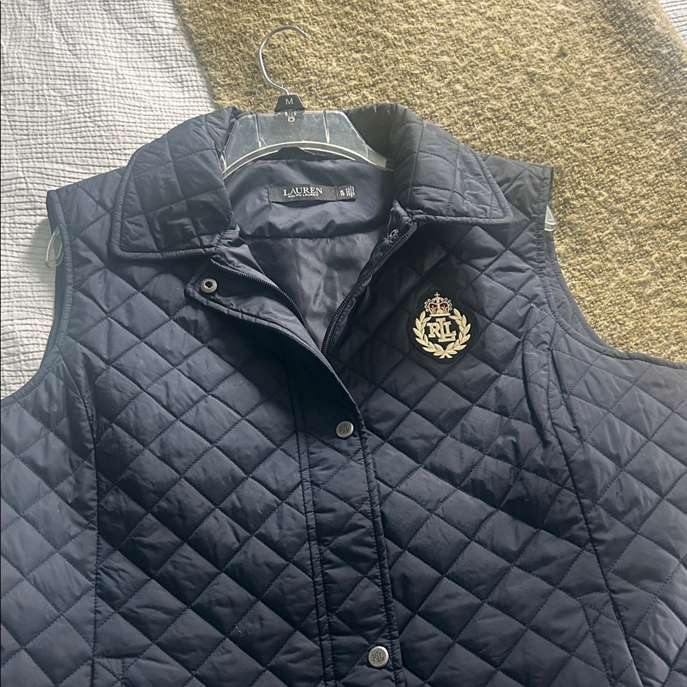Polo by Ralph Lauren Dark Blue Quilted Vest